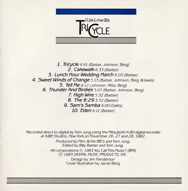 Flim & The BB's - Tricycle (CD, Album) (Very Good Plus (VG+)) - Image 5