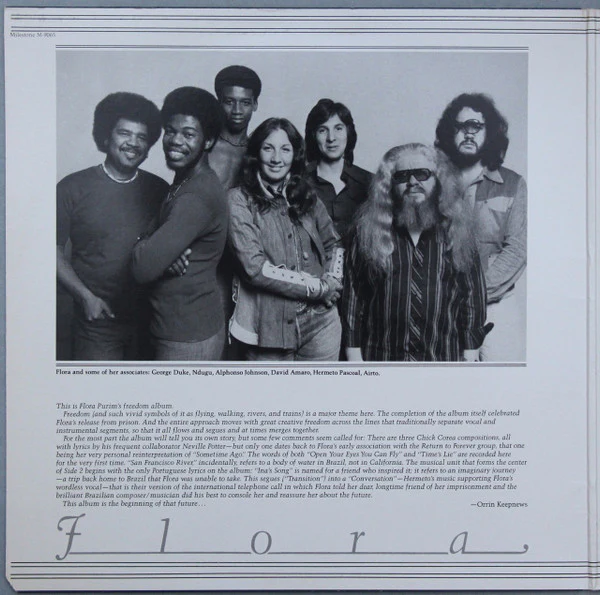 Flora Purim - Open Your Eyes You Can Fly (LP, Album, San) (Very Good Plus (VG+)) - Image 2