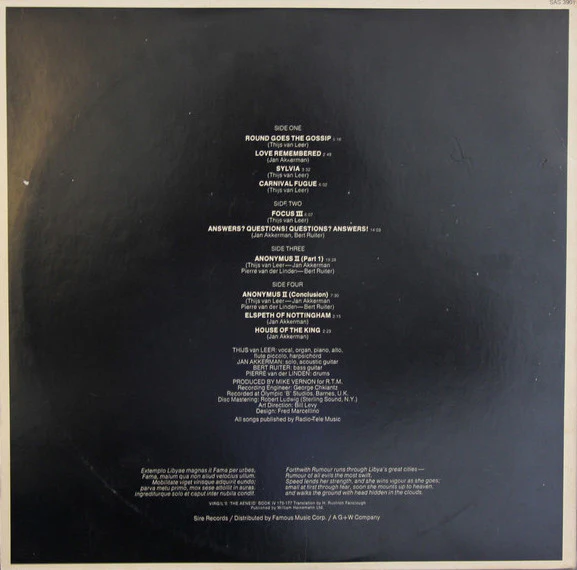Focus  - Focus 3 (2xLP, Album, Scr) (Very Good Plus (VG+)) - Image 2