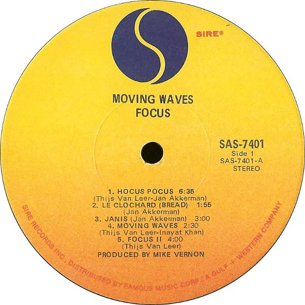 Focus - Moving Waves (LP, Album, Pre) (Very Good Plus (VG+)) - Image 2