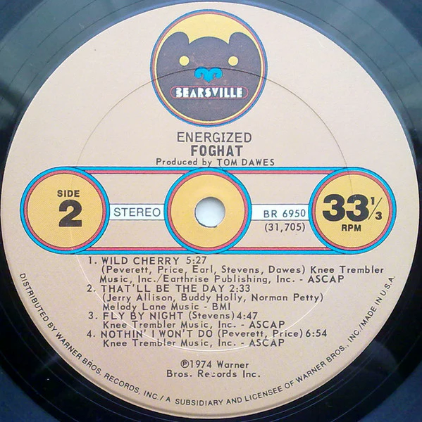 Foghat - Energized (LP, Album, Pit) (Very Good Plus (VG+)) - Image 4