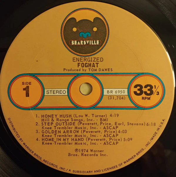 Foghat - Energized (LP, Album, San) (Very Good Plus (VG+)) - Image 3