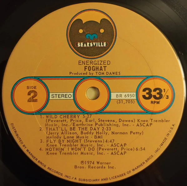 Foghat - Energized (LP, Album, San) (Very Good Plus (VG+)) - Image 4