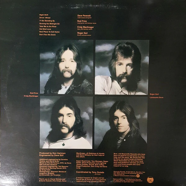Foghat - Night Shift (LP, Album, Win) (Near Mint (NM or M-)) - Image 2