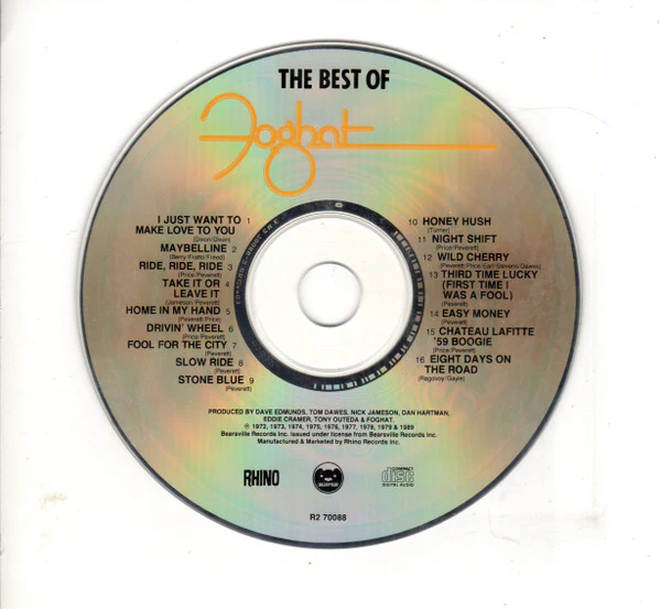 Foghat - The Best Of Foghat (CD, Comp, RE, SRC) (Very Good Plus (VG+)) - Image 3