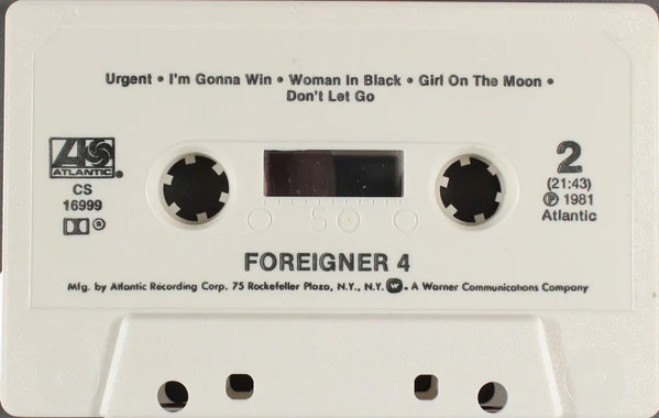 Foreigner - 4 (Cass, Album) (Near Mint (NM or M-)) - Image 5