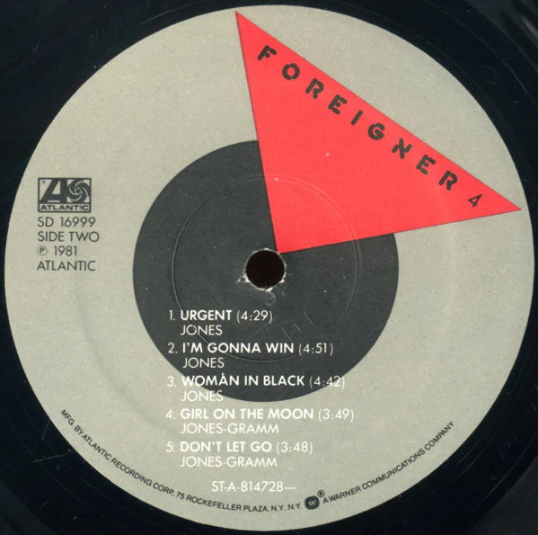 Foreigner - 4 (LP, Album, Spe) (Near Mint (NM or M-)) - Image 4