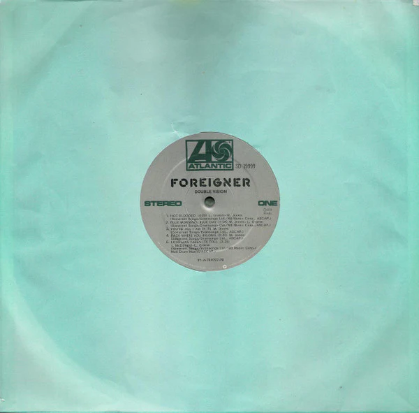 Foreigner - Double Vision (LP, Album, PR ) (Near Mint (NM or M-)) - Image 5