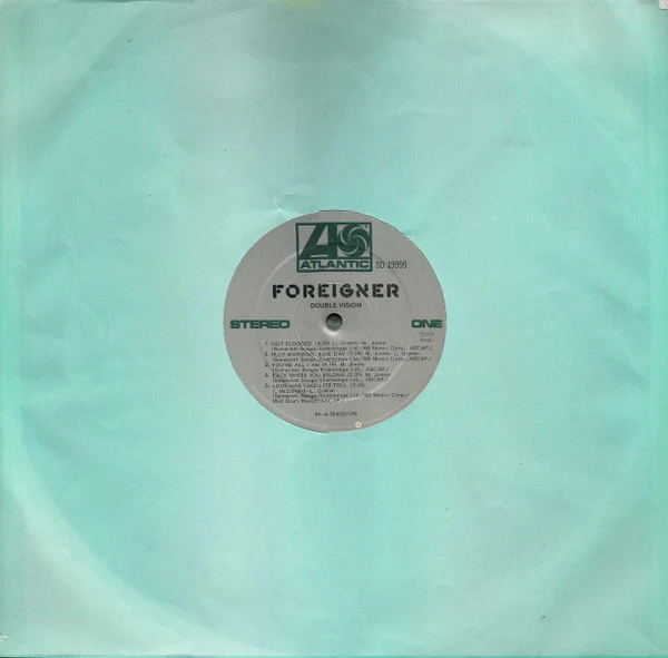 Foreigner - Double Vision (LP, Album, PR ) (Very Good Plus (VG+)) - Image 5
