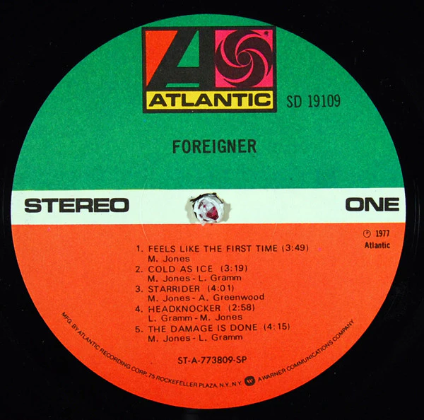 Foreigner - Foreigner (LP, Album, RE, SP ) (Near Mint (NM or M-)) - Image 3