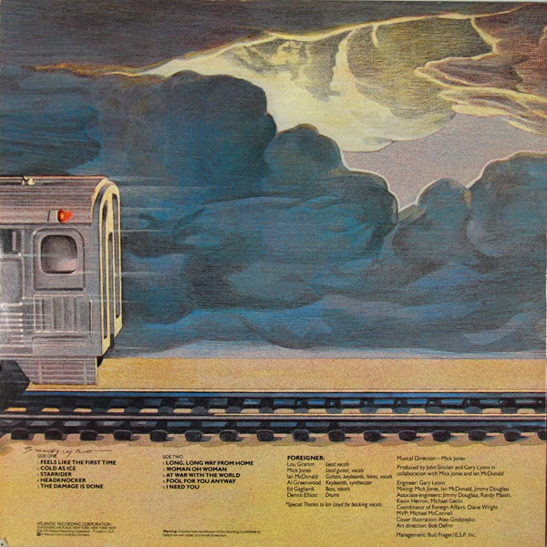 Foreigner - Foreigner (LP, Album, RE, SP ) (Very Good Plus (VG+)) - Image 2