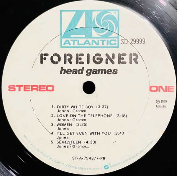 Foreigner - Head Games (LP, Album, Gol) (Very Good Plus (VG+)) - Image 3