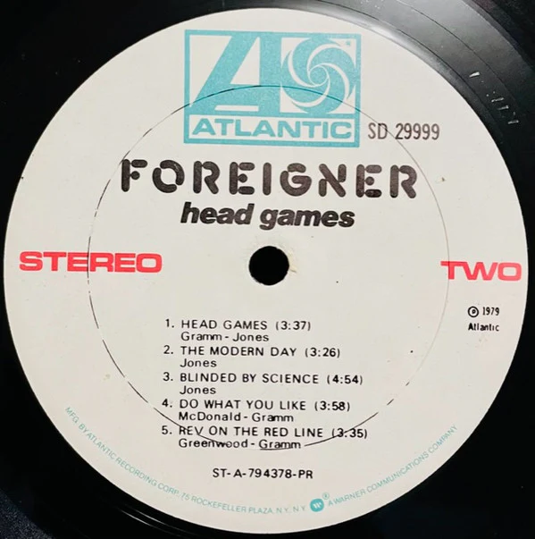 Foreigner - Head Games (LP, Album, Gol) (Very Good Plus (VG+)) - Image 4