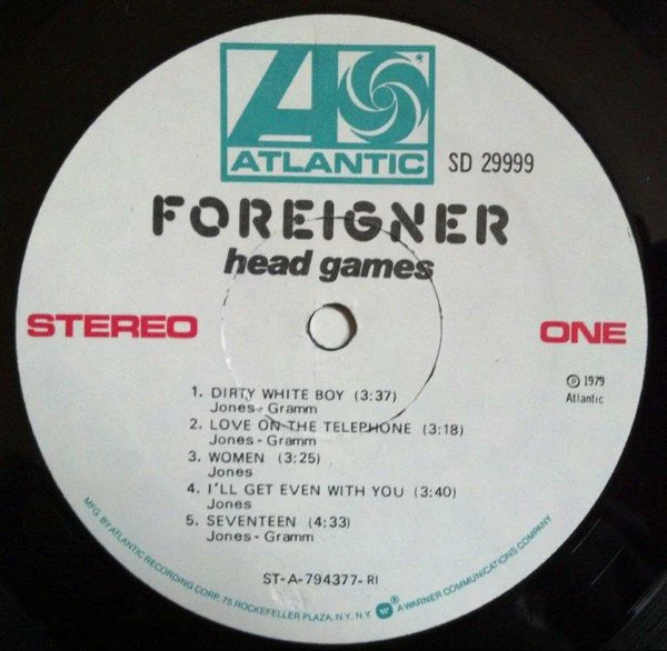 Foreigner - Head Games (LP, Album, RI) (Very Good Plus (VG+)) - Image 5
