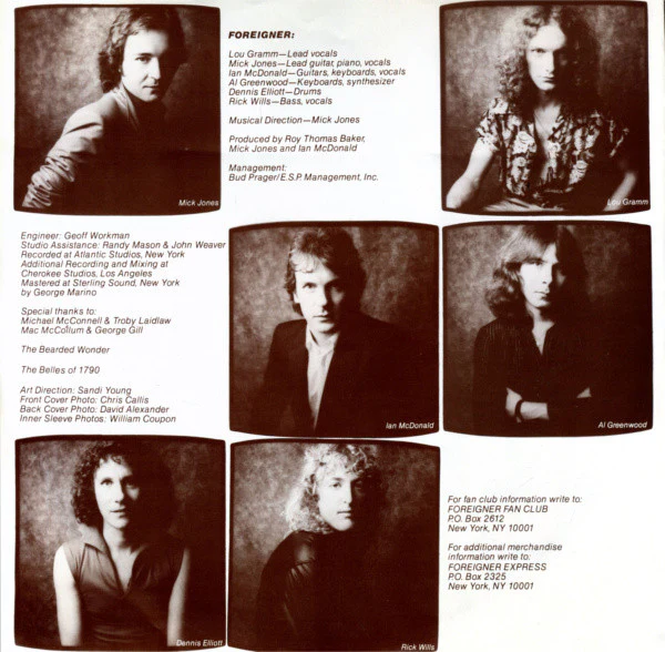Foreigner - Head Games (LP, Album, RI) (Very Good (VG)) - Image 3