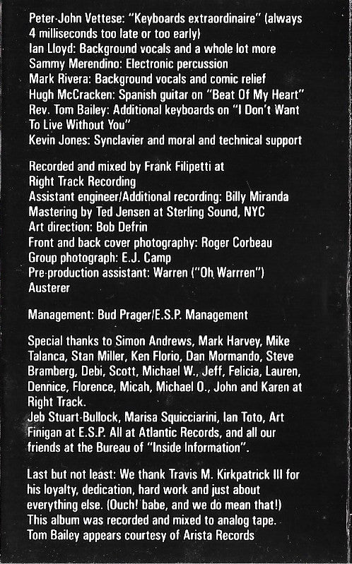 Foreigner - Inside Information (Cass, Album, Club, Dol) (Near Mint (NM or M-)) - Image 4