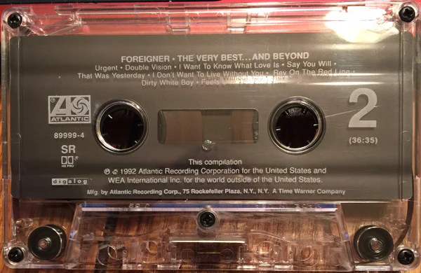 Foreigner - The Very Best...And Beyond (Cass, Comp, SR,) (Very Good Plus (VG+)) - Image 5
