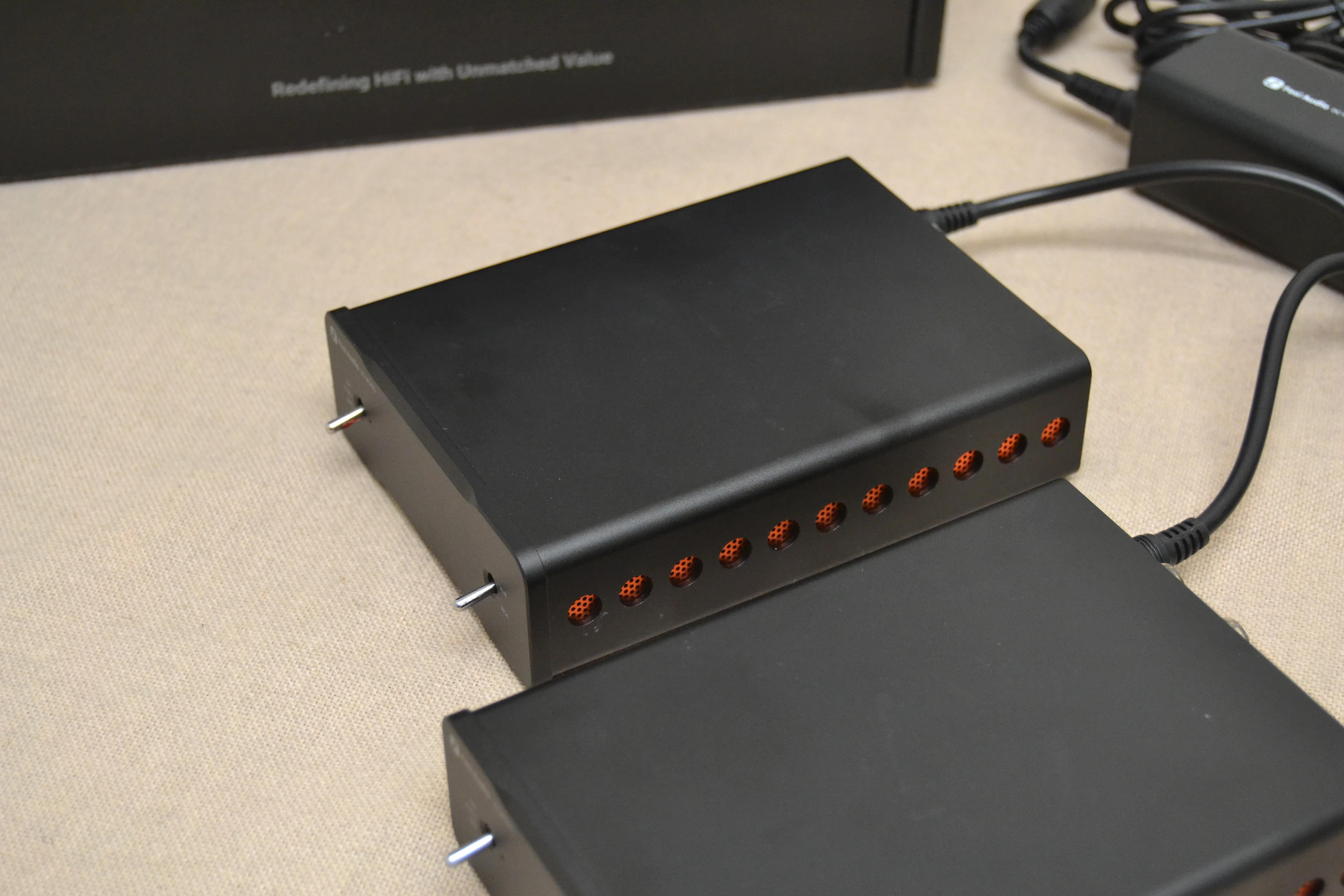 Fosi Audio V3 MonoBlock * 2x Power Amplifiers * Box * Manual * Complete Set - Image 11