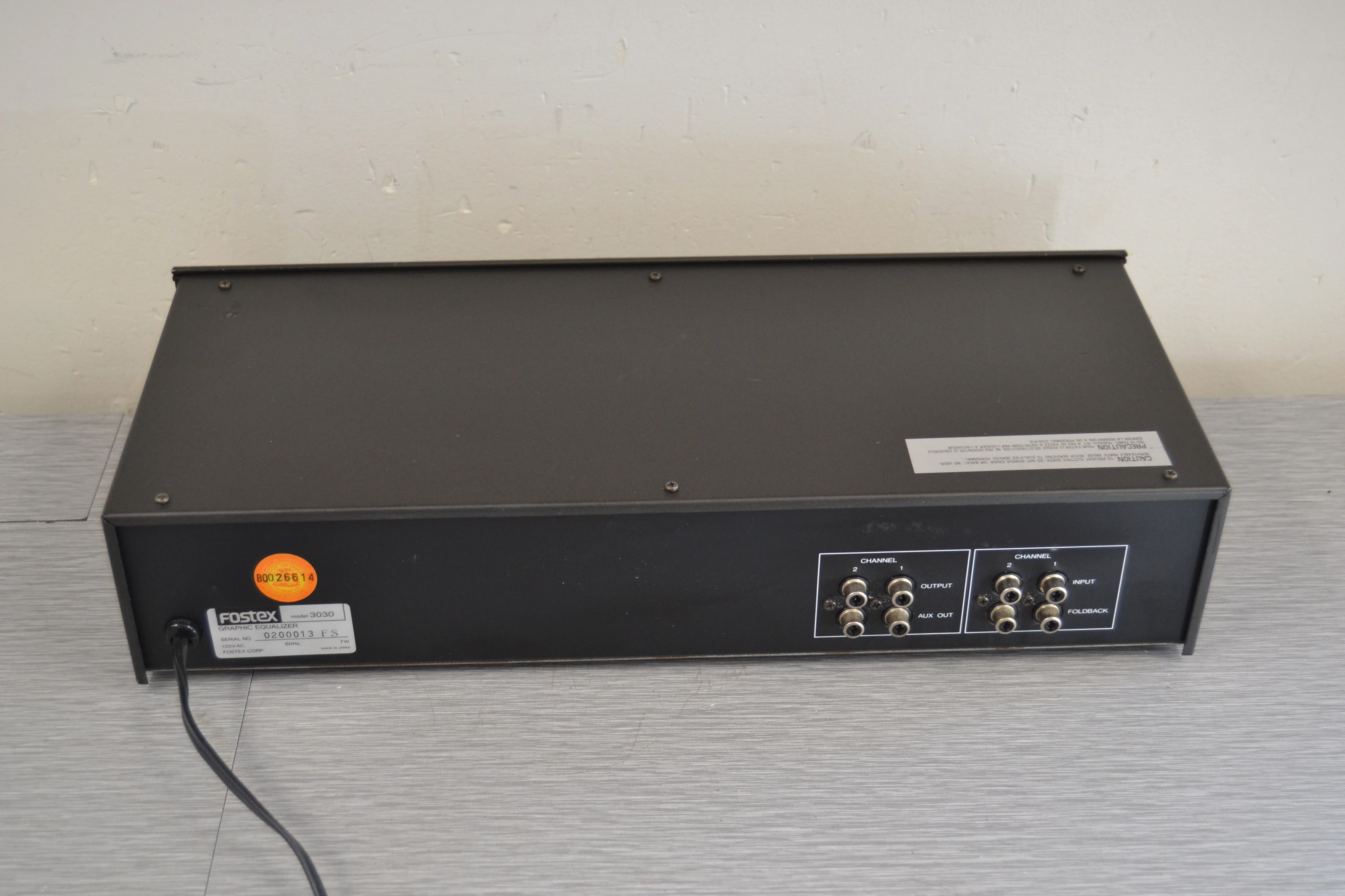 Fostex 3030 Graphic Equalizer - Image 8