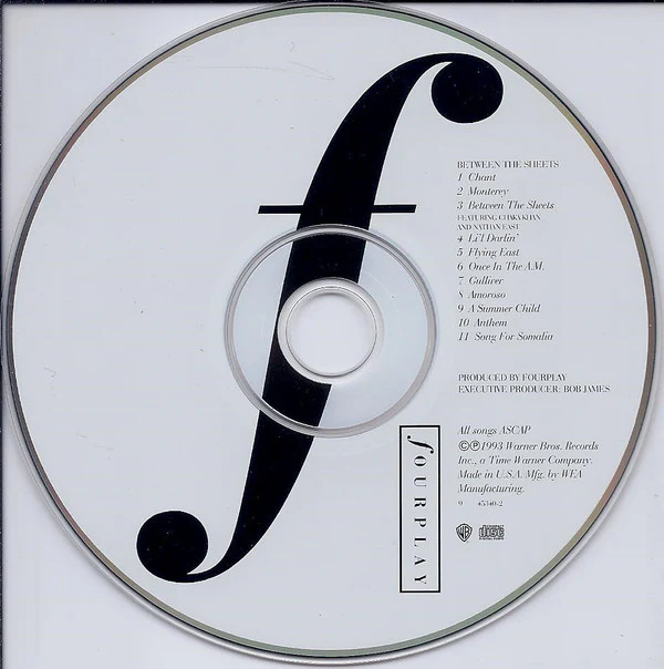 Fourplay - Between The Sheets (CD, Album) (Very Good Plus (VG+)) - Image 3
