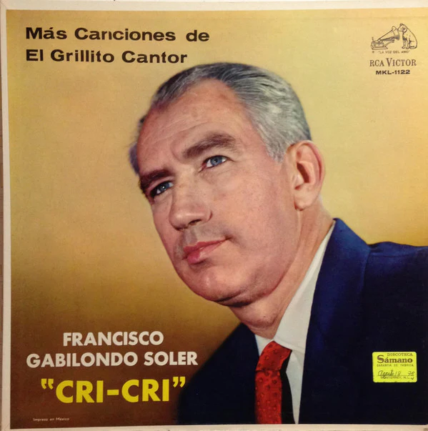 Francisco Gabilondo Soler - Más Canciones de El Grillito Cantor (LP, RE) (Good (G))