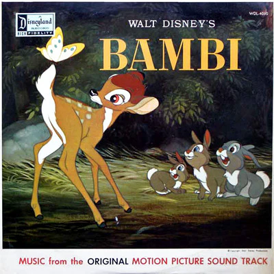Frank Churchill, Edward Plumb, Larry Morey - Walt Disney's Bambi (LP) (Very Good (VG))
