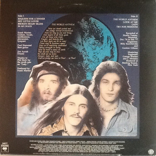 Frank Marino & Mahogany Rush - World Anthem (LP, Album) (Very Good Plus (VG+)) - Image 2