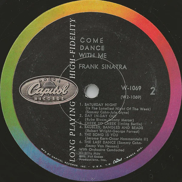 Frank Sinatra - Come Dance With Me! (LP, Album, Mono, Scr) (Very Good Plus (VG+)) - Image 4