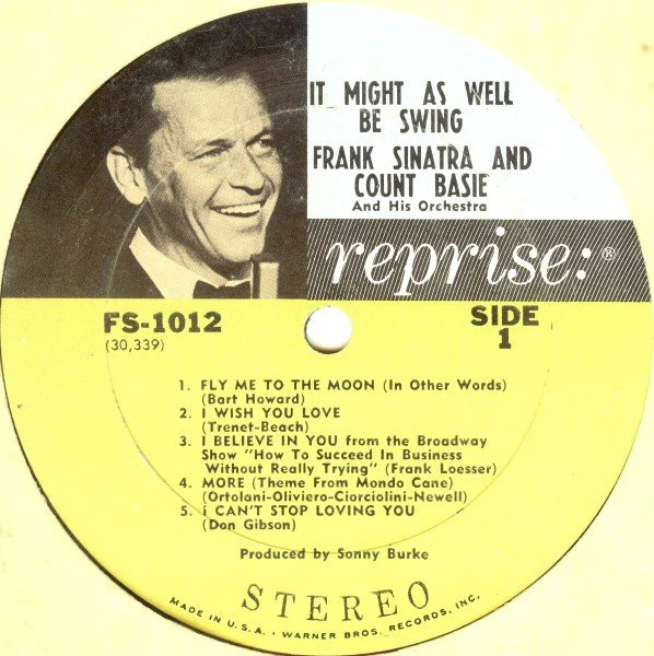 Frank Sinatra • Count Basie Orchestra - It Might As Well Be Swing (LP, Album) (Very Good Plus (VG+)) - Image 3