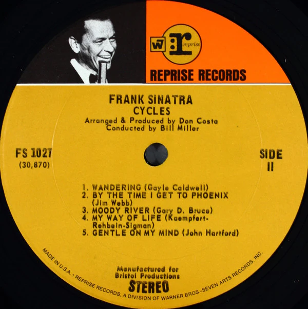 Frank Sinatra - Cycles (LP, Album, Pit) (Very Good Plus (VG+)) - Image 4