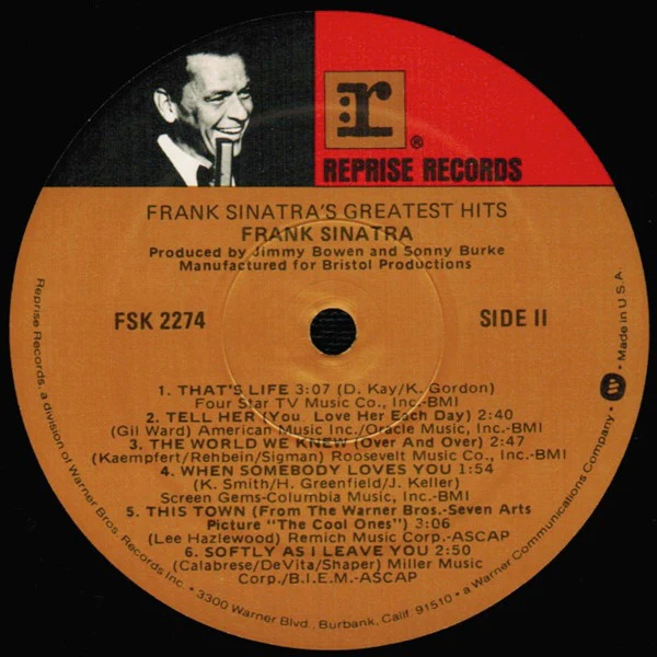 Frank Sinatra - Frank Sinatra's Greatest Hits (LP, Comp, RE, Spe) (Very Good Plus (VG+)) - Image 4