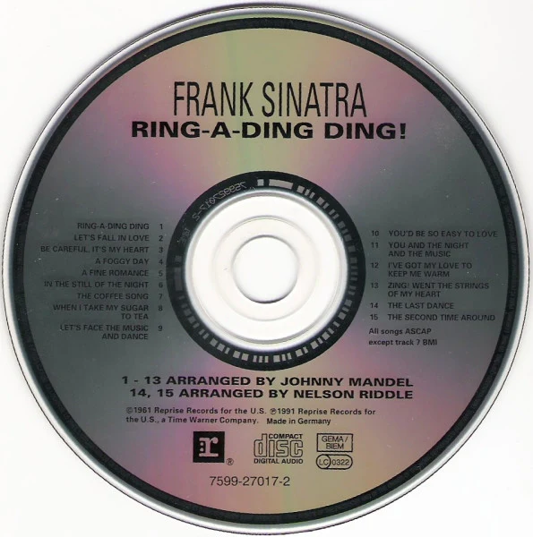 Frank Sinatra - Ring-A-Ding Ding! (CD, Album, RE, RM) (Near Mint (NM or M-)) - Image 4