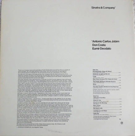 Frank Sinatra - Sinatra & Company (LP, Album, Club, RE, Cap) (Good Plus (G+)) - Image 2