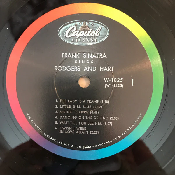 Frank Sinatra - Sings Rodgers And Hart (LP, Comp, Mono, Scr) (Near Mint (NM or M-)) - Image 3