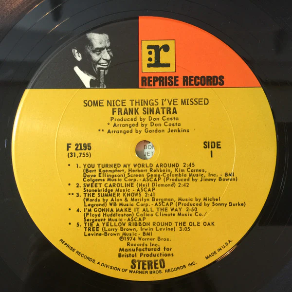 Frank Sinatra - Some Nice Things I've Missed (LP, Album) (Very Good Plus (VG+)) - Image 3