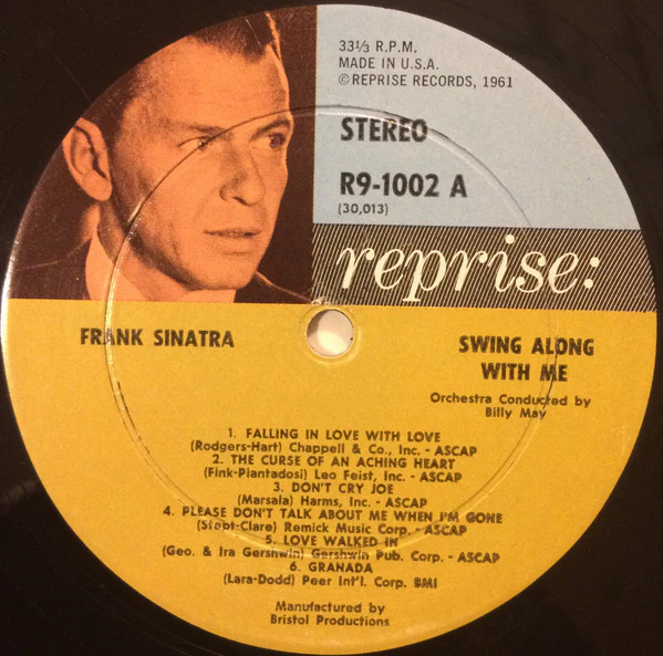 Frank Sinatra - Swing Along With Me (LP, Album) (Very Good Plus (VG+)) - Image 3