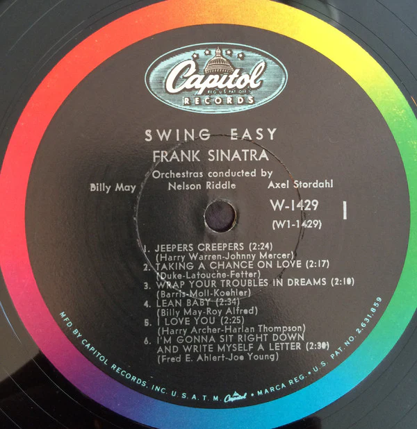 Frank Sinatra - Swing Easy (LP, Album, Mono, RE, Scr) (Near Mint (NM or M-)) - Image 3