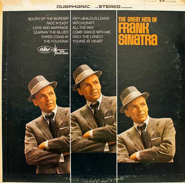 Frank Sinatra - The Great Hits Of Frank Sinatra (LP, Comp, RE, Duo) (Very Good Plus (VG+))
