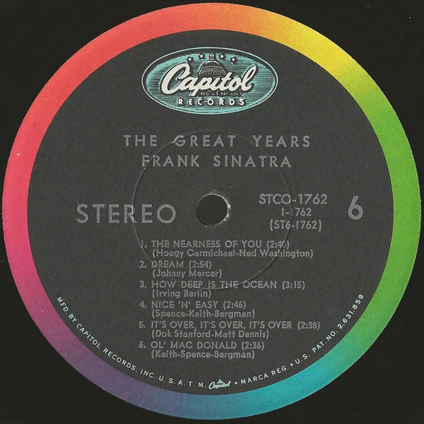 Frank Sinatra - The Great Years (3xLP, Comp) (Very Good (VG)) - Image 4
