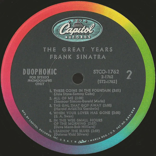 Frank Sinatra - The Great Years (3xLP, Comp) (Very Good (VG)) - Image 5