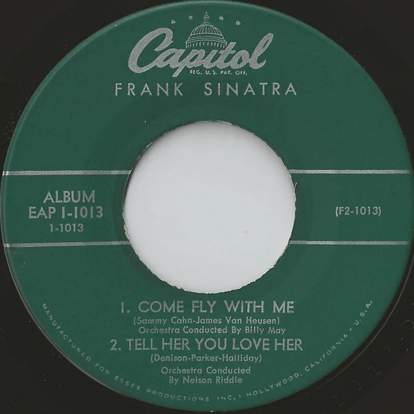 Frank Sinatra - The Lady Is A Tramp (7", EP) (Very Good Plus (VG+)) - Image 4