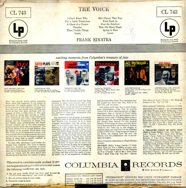 Frank Sinatra - The Voice (LP, Comp, Mono, Hol) (Very Good Plus (VG+)) - Image 2