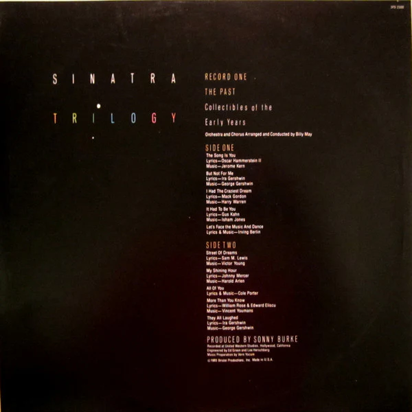 Frank Sinatra - Trilogy: Past, Present & Future (3xLP, Album, Win) (Very Good Plus (VG+)) - Image 5