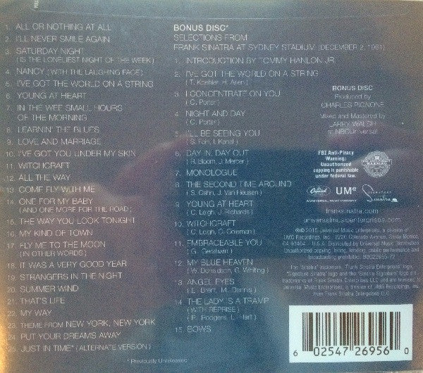 Frank Sinatra - Ultimate Sinatra (2xCD, Comp, Ltd, Tar) (Near Mint (NM or M-)) - Image 2