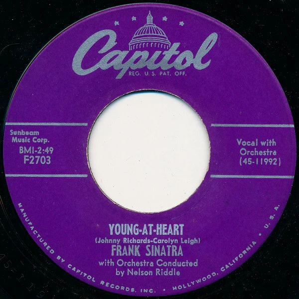 Frank Sinatra - Young-At-Heart (7", Single, Scr) (Very Good Plus (VG+))