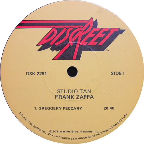 Frank Zappa - Studio Tan (LP, Album, Win) (Very Good Plus (VG+)) - Image 3