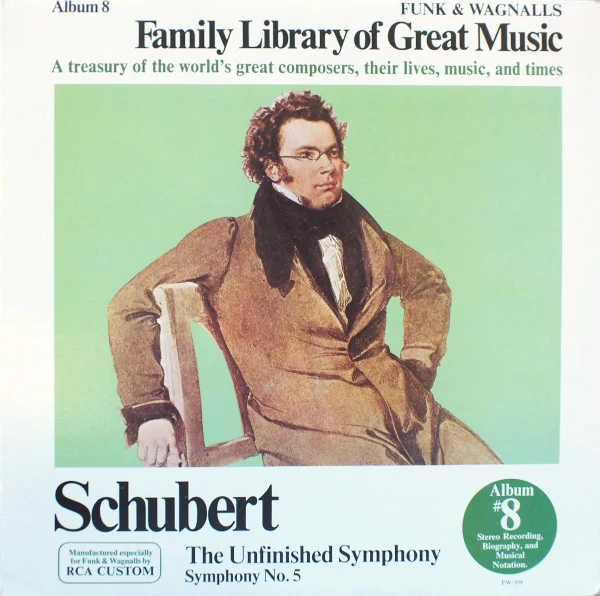 Franz Schubert - The Unfinished Symphony - Symphony No. 5 (LP, Album) (Very Good Plus (VG+))
