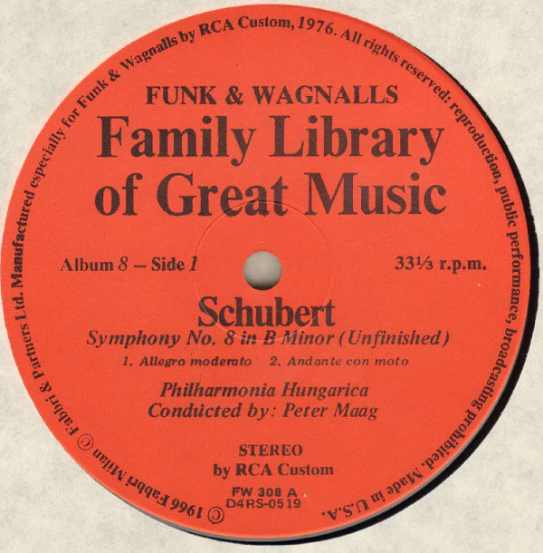 Franz Schubert - The Unfinished Symphony - Symphony No. 5 (LP, Album) (Very Good Plus (VG+)) - Image 3