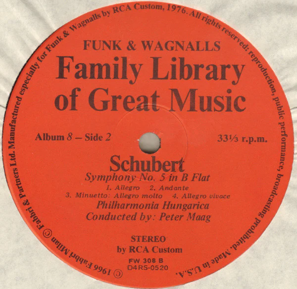 Franz Schubert - The Unfinished Symphony - Symphony No. 5 (LP, Album) (Very Good Plus (VG+)) - Image 4