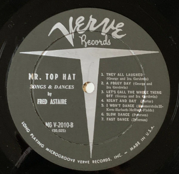 Fred Astaire - Mr. Top Hat (LP, Album, Mono) (Very Good Plus (VG+)) - Image 4